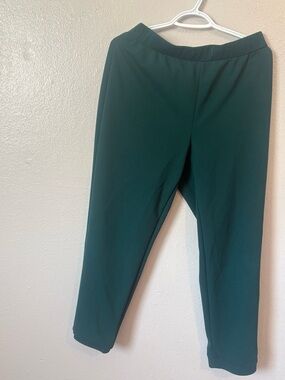 Women's Forest Green Pull-On Ponte Pants